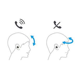 Sony WF-1000XM5, sidabro spalvos - Belaidės ausinės