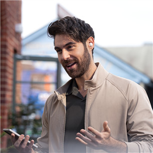 Sony WF-1000XM5, sidabro spalvos - Belaidės ausinės