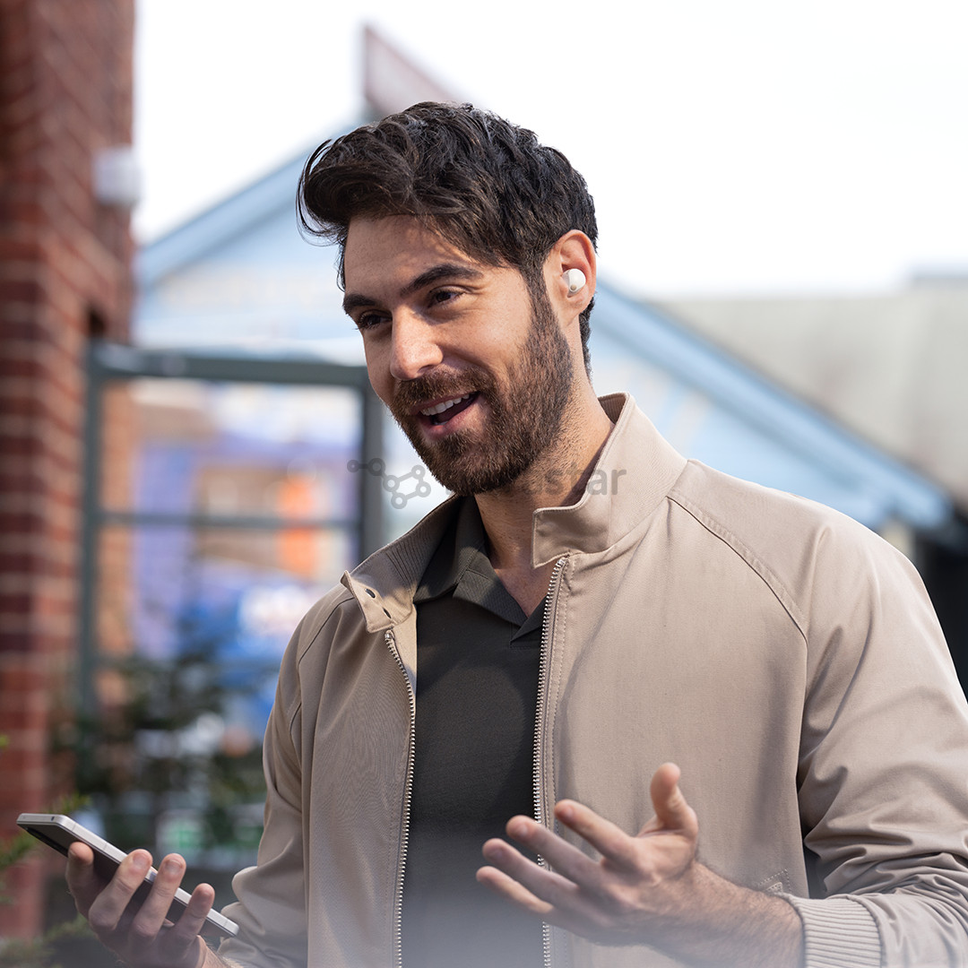 Sony WF-1000XM5, sidabro spalvos - Belaidės ausinės