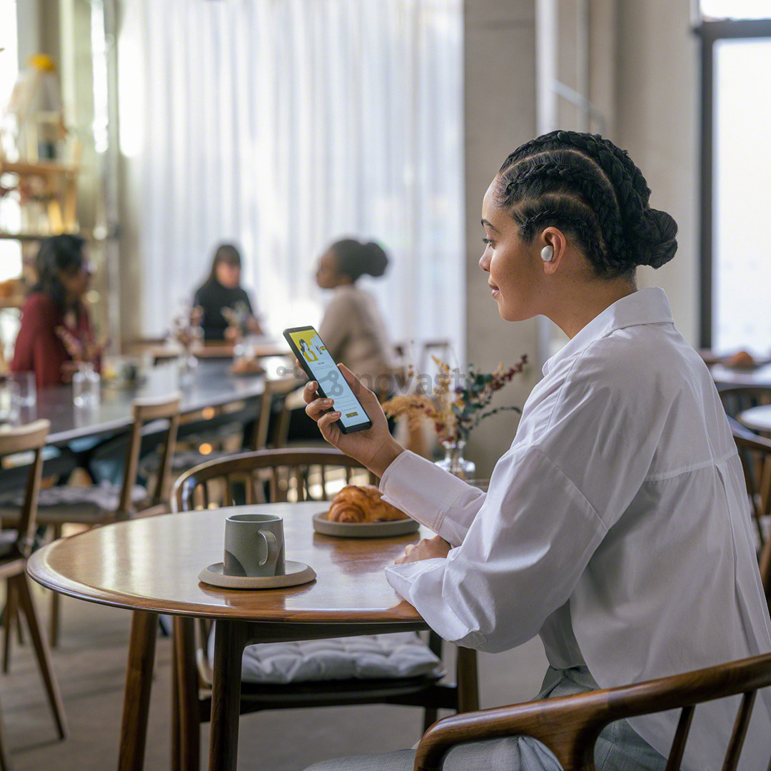 Sony WF-1000XM5, sidabro spalvos - Belaidės ausinės