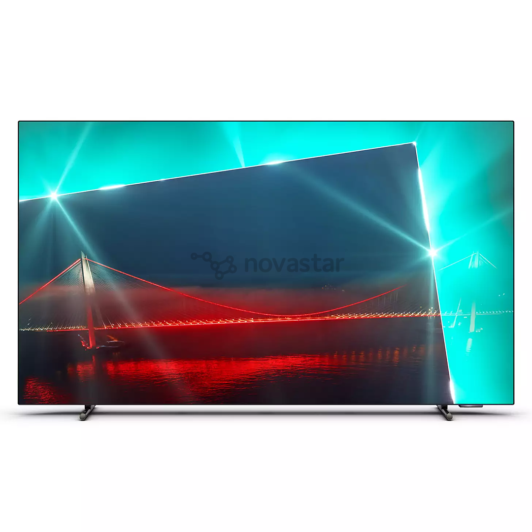 Philips OLED718, 65'', Ultra HD, OLED, feet stand, black - TV, 65OLED718/12