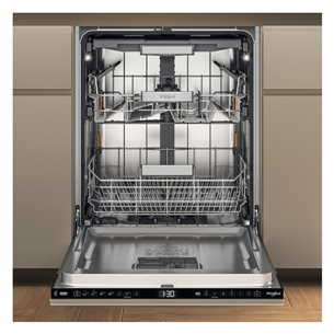 Whirlpool, 15 place settings, width 60 cm - Built-in dishwasher