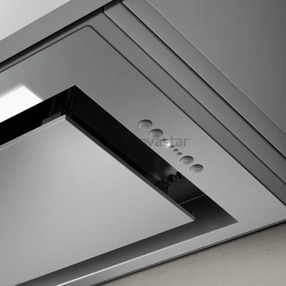 Gartraukis ELICA HIDDEN 2.0 IXGL/A/60, 690 m³/h, plotis 51.4 cm, Sidabrinis/baltas