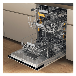 Whirlpool, 14 place settings, width 60 cm - Built-in dishwasher