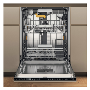 Whirlpool, 14 place settings, width 60 cm - Built-in dishwasher