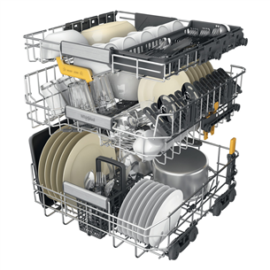 Įmontuojama indaplovė Whirlpool W8IHP42L, 14 komplektų talpa, 60 cm
