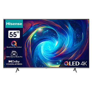 Televizorius Hisense E7KQ PRO, 55'', Ultra HD, QLED