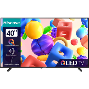 Hisense A5KQ, 40", Full HD, QLED, black - TV