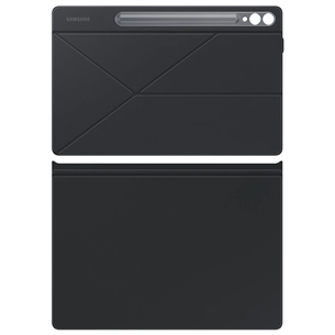 Dėklas Samsung Galaxy Tab S9+ / S9+ FE Smart Book Cover, juodas