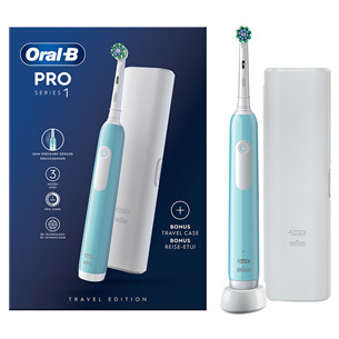Braun Oral-B Pro Series 1, šviesiai mėlynas - Elektrinis dantų šepetėlis PROSERIES1BLUE