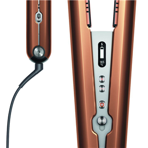 Dyson Corrale, 165-210 °C, copper - Cordless hair straightener