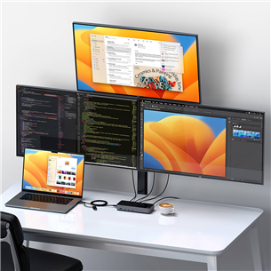 Jungčių stotelė Satechi Triple 4K Display Docking Station