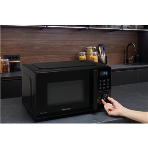 Hisense, 20 L, black - Microwave oven