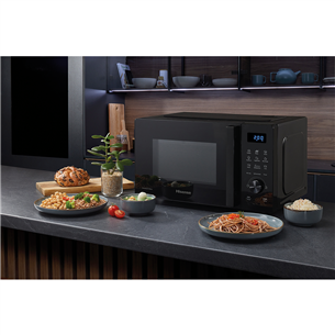 Hisense, 20 L, black - Microwave oven