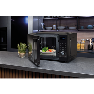 Hisense, 23 L, black - Microwave oven with grill