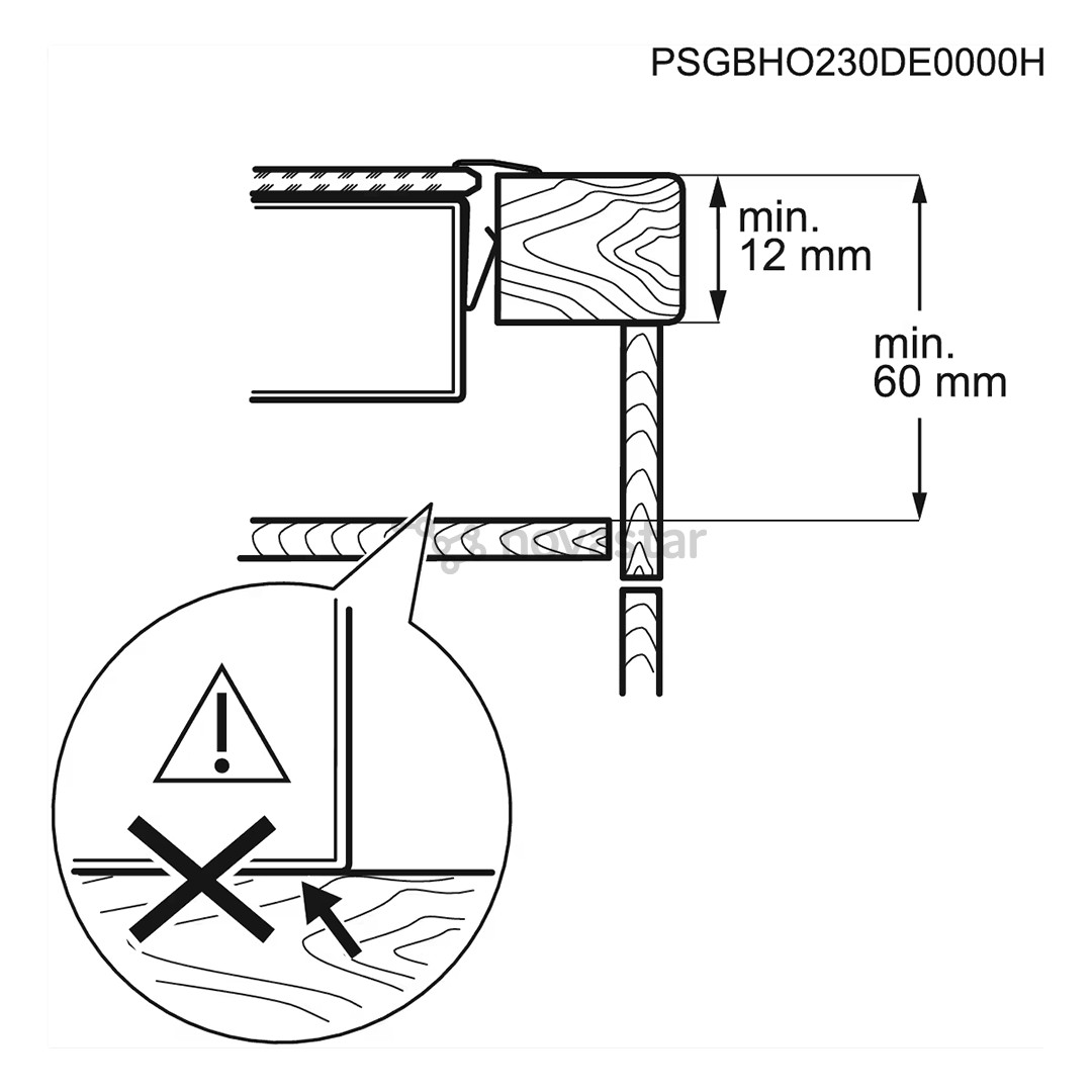Electrolux 300 Domino, без рамы, ширина 29 см, черный - Интегрируемая керамическая варочная панель
