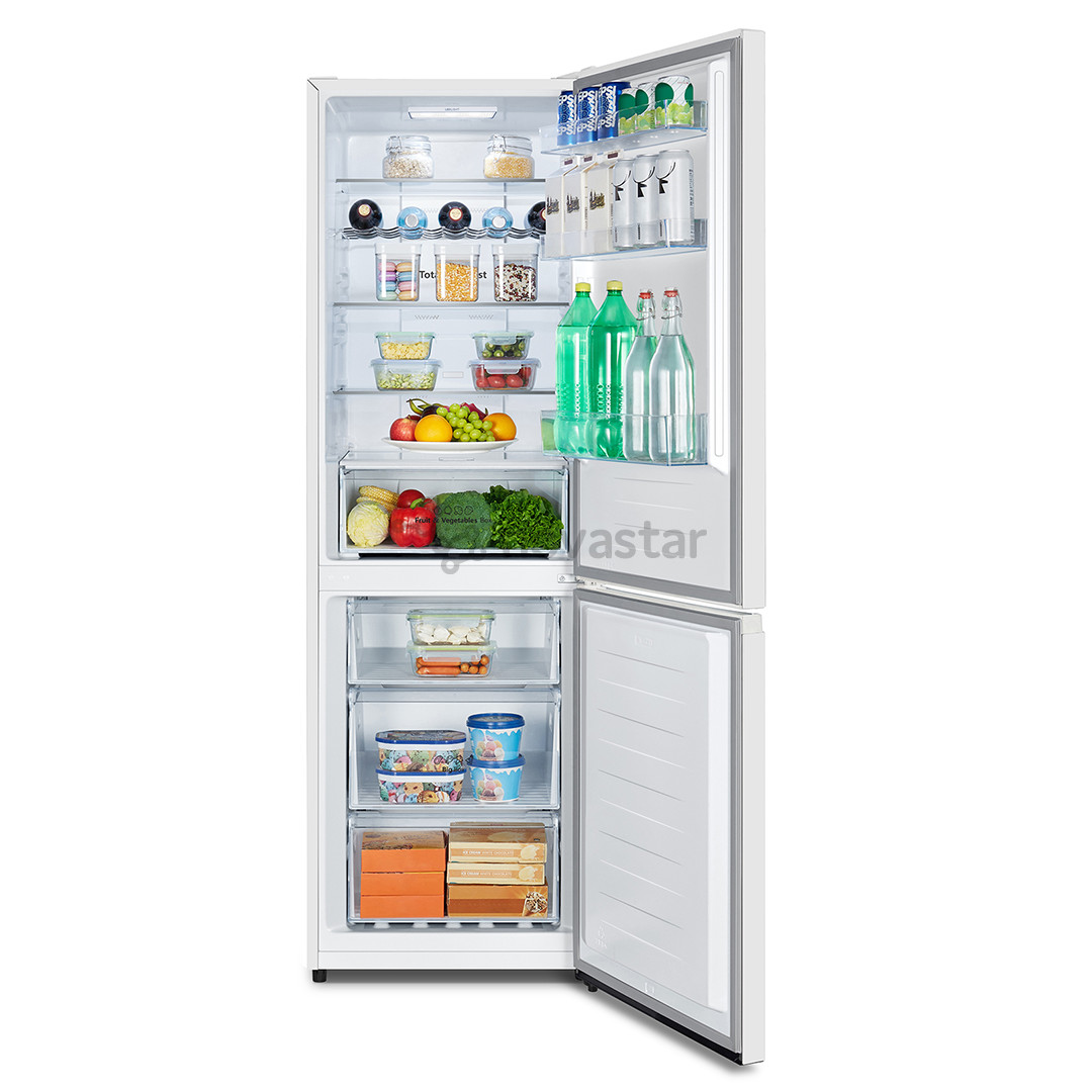Hisense, NoFrost 304 L, 186 cm, baltas - Šaldytuvas