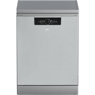 Beko, 16 place settings, width 59,8 cm, stainless steel - Free standing Dishwasher BDFN36650XC