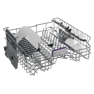 Indaplovė Beko BDFN36650XC, 16 komplektų talpa, 59,8 cm