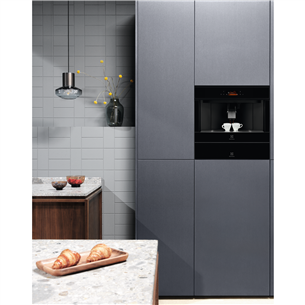 Electrolux Pure Black, black - Built-in espresso machine