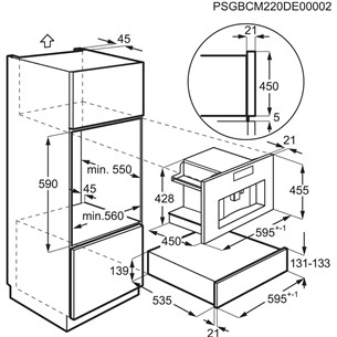 Electrolux Pure Black, juodas - Įmontuojamas kavos aparatas