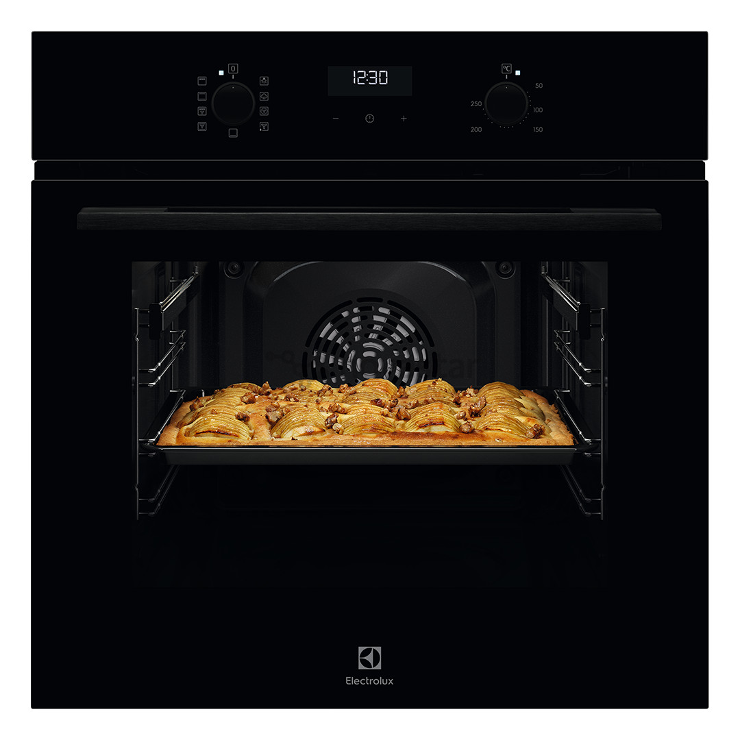 Electrolux 600 SteamBake, 65 л, черный - Интегрируемый духовой шкаф