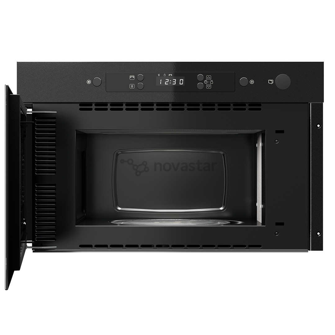 Whirlpool, 22 L, black - Built-in microwave oven