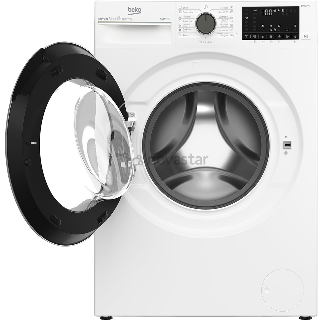 Skalbimo mašina Beko, Beyond, 8 kg, gylis 55 cm, 1400 rpm