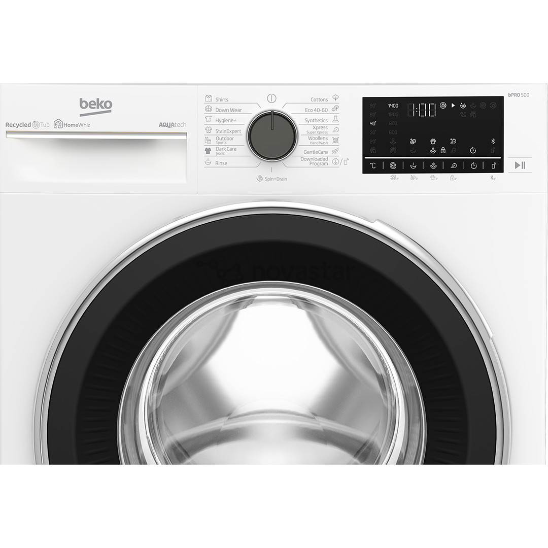 Skalbimo mašina Beko, Beyond, 8 kg, gylis 55 cm, 1400 rpm