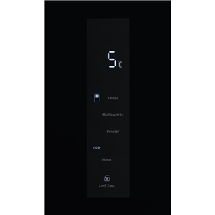 Electrolux 900 Frost Free, 522 L, 190 cm, black - SBS-Refrigerator