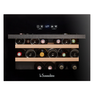 Vyno šaldytuvas La Sommeliere LSBI28B, 28 butelių talpa, 45,5 cm LSBI28B