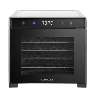 Concept, 650 W, digital, black - Food dehydrator