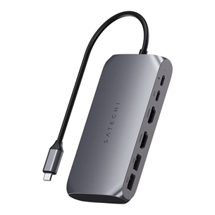Šakotuvas Satechi USB-C Multimedia Adapter M1, pilkas ST-UCM1HM