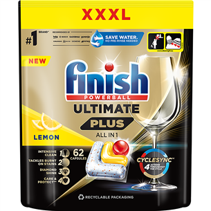 Finish Ultimate PLUS, 62 pcs - Dishwasher tablets