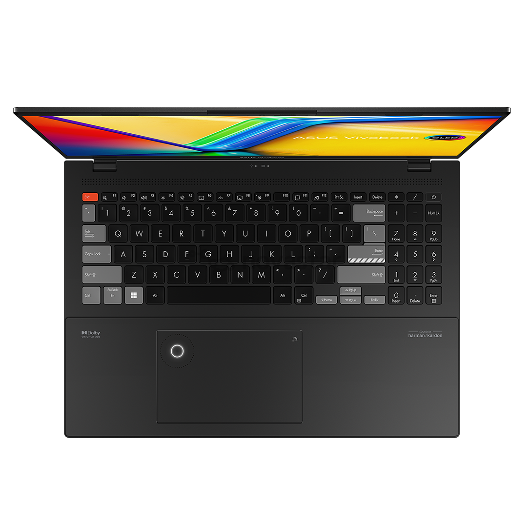 Nešiojamas kompiuteris ASUS Vivobook Pro 16X, OLED 3.2K, i7, 32 GB, 1 TB, RTX 4070, ENG