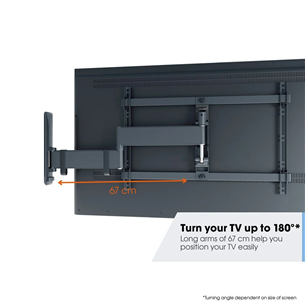 TV laikiklis Vogel's TVM 3643 Full-Motion, 180º, 40'' - 77'