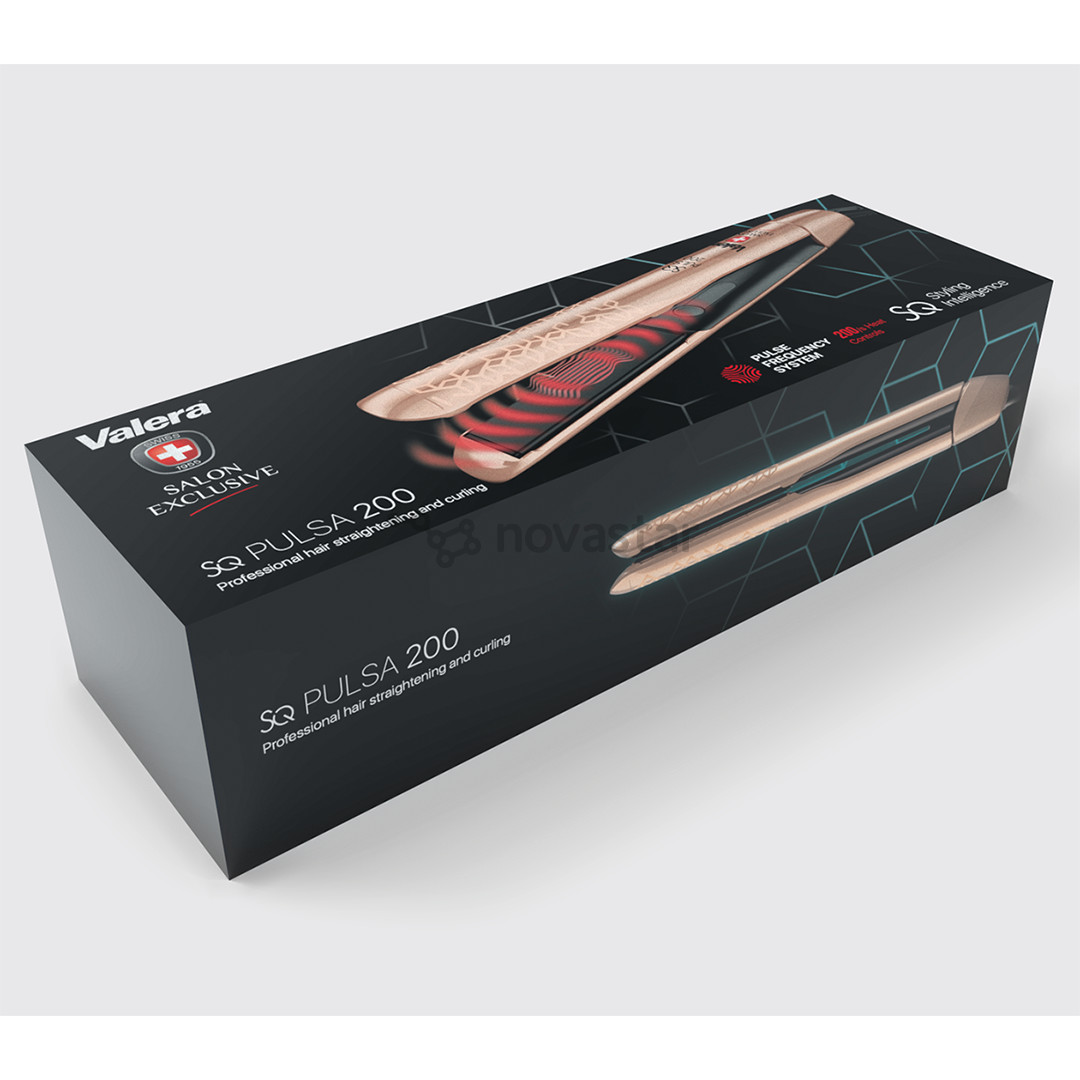 Valera SQ Pulsa 200, Rose Gold - Plaukų tiesintuvas