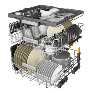 Whirlpool, 15 komplektų talpa, plotis 60 cm - Įmontuojama indaplovė
