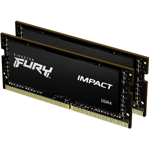 Kingston RAM Fury Impact 16GB DDR4-2666 Kit2 Notebook - RAM KF426S15IBK2/16
