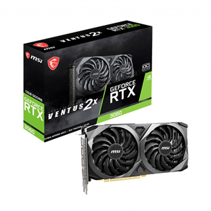 MSI NVIDIA GeForce RTX 3060, 12GB, GDDR6, 192 bit - Vaizdo plokštė 4719072793814