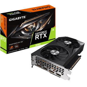 Gigabyte NVIDIA GeForce RTX 3060, 12GB, GDDR6, 192 bit - Vaizdo plokštė 4719331312862
