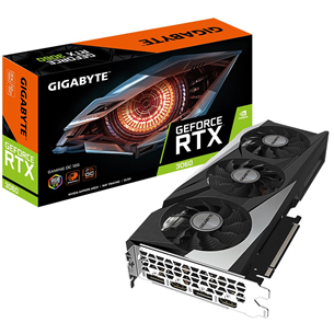 Gigabyte NVIDIA GeForce RTX 3060, 12GB, GDDR6, 192 bit - Vaizdo plokštė 4719331309312