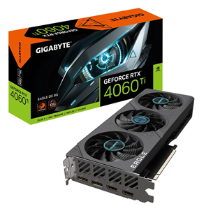 Gigabyte NVIDIA GeForce RTX 4060 Ti, 8GB, GDDR6, 128 bit - Vaizdo plokštė 4719331313418