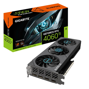 Gigabyte NVIDIA GeForce RTX 4060 Ti, 8GB, GDDR6, 128 bit - Vaizdo plokštė