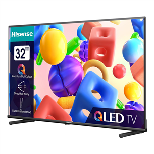 Hisense A5KQ, 32", Full HD, QLED, black - Televizorius