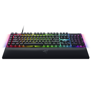 Klaviatūra Razer BlackWidow V4, Green Switch, mechanical, SWE, black