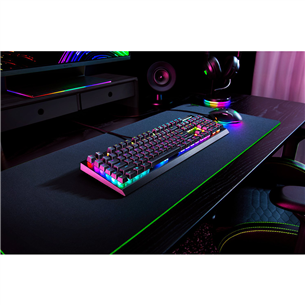 Klaviatūra Razer BlackWidow V4 X, Green Switch, mechanical, US, black