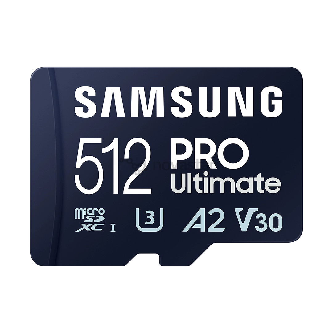 Samsung PRO Ultimate, microSDXC, SD adapteris, 512 GB - Atminties kortelė
