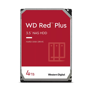 Western Digital WD Red Plus NAS, 4 TB, 5400rpm, 3,5" - HDD Kietasis diskas