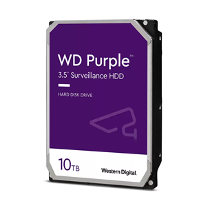 Western Digital WD Purple Surveillance, 10 TB, 7200rpm, 3,5" - HDD Kietasis diskas WD101PURP